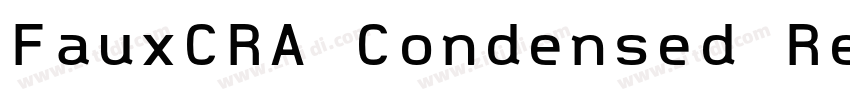FauxCRA Condensed Re字体转换